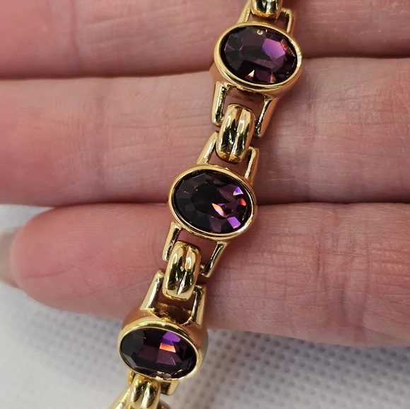Authentic Vintage Swavorski Crystal Bracelet - Picture 3 of 8